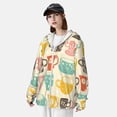 thumbnail image 4 of Pofeuu Vintage Cup Print Sun Protection Outdoor Lightweight Full Zip UV Cooling Hoodie Long Sleeve Summer Clothing for Outdoor Hiking-XX-Large, 4 of 5