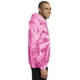 thumbnail image 3 of Port & Co Adult Male Men Hooded Dye Long Sleeves Sweatshirt Pink Medium, 3 of 6