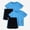 Blue, variant on Boys Athletic Sets, Short Sleeve Quick Dry T-Shirt and Shorts 4-Piece Summer Basketball Activewear Outfits Dark Blue Size 10