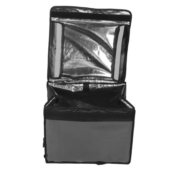 Insulated Food Delivery Bag, Waterproof Insulated Reusable Grocery Bag Cooler Bag with Zippered Top, Keep Food Warm Catering Therma for Doordash, Delivery Drivers, Restaurant