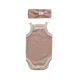 thumbnail image 1 of Gibobby Pañalero de algodón Bebé recién nacido infantil niñas niños algodón verano Color bloque sin mangas ropa(Rosa, 6-12 Meses), 1 of 3