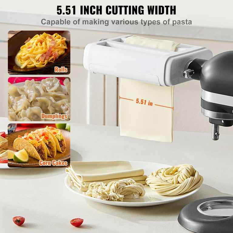KFFKFF Pasta Maker Attachment for All Kitchenaid Mixers, Kitchen