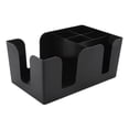 thumbnail image 2 of Coffee Condiment Organizer, Coffee Station Organizer 6 Compartments Multifunction ABS Material  for Milk Tea Shop, 2 of 8