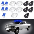 thumbnail image 4 of CCIYU 5 Pack Clear Cab Marker Clearance Light + Blue T10 8-3020-SMD LED bulbs w/Bases Replacement fit for Replacement fit for Ford E-150 E-250 F-250 F-350 F-450 Super Duty, 4 of 5