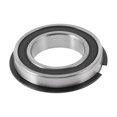 thumbnail image 6 of Unique Bargains 6905NR2RS Deep Groove Ball Bearings 25x42x9mm P4 Double Rubber Seal Lubricated Bearings 1 Pc Car Scooter Skateboard Wheel Universal Silver Tone Black, 6 of 6