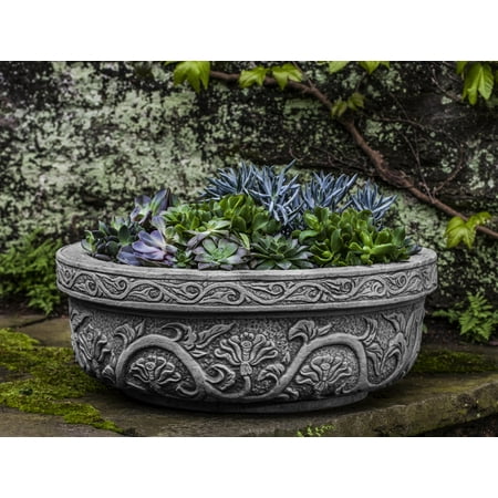 - Campania International Cast Stone Chandra Bowl Planter