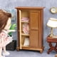 thumbnail image 4 of Vogacara Mini vitrina para casa, casilleros de de doble puerta DIY, accesorio de muebles Retro de microescena, cocina, sala de estar y dormitorio Muebles de casa de muñecas Marrón Vogacara FN011095-02, 4 of 6