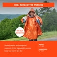 thumbnail image 3 of S.O.L. Survive Outdoors Longer S.O.L. Heat Reflective Waterproof Poncho (3 Pack), 3 of 7
