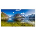thumbnail image 2 of Crystal Clear Mountain Lake in Alps - Landscape Canvas Art Print, 2 of 3