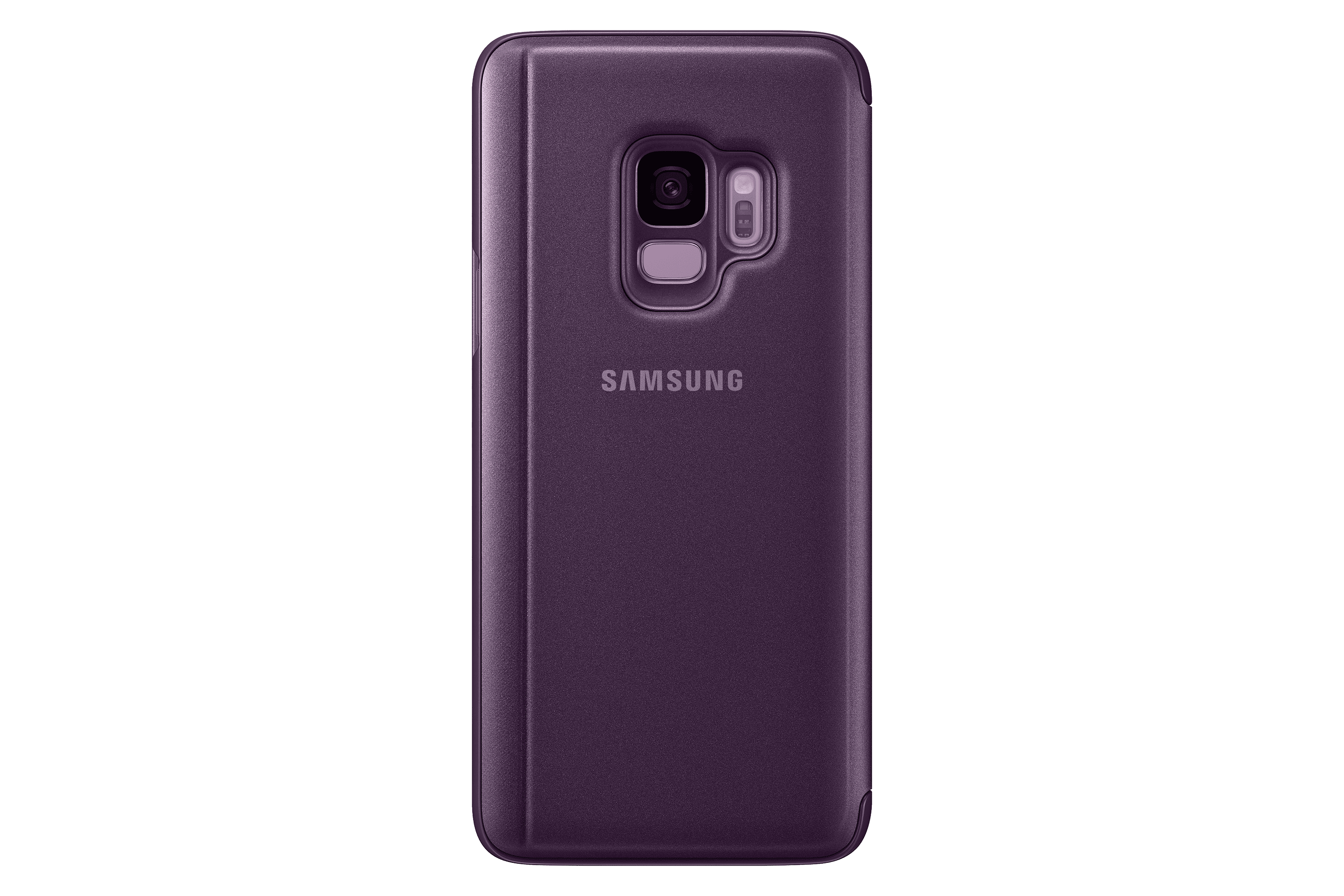 The layout To contaminate Intervene Samsung S-View Flip Cover Clear for Samsung Galaxy S9 - Violet - Walmart.com