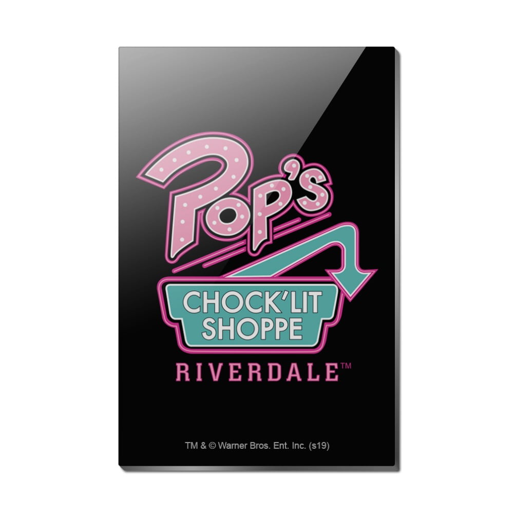 Riverdale Pops Chock'lit Shoppe Rectangle Acrylic Fridge Refrigerator