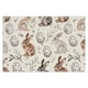 thumbnail image 1 of Mantel individual de Pascua con estampado de conejito de lino, mantel para salón, decoración de mesa, mantel aislante, 1 of 5