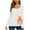 White, variant on Wancir Long Sleeve Thermal Shirt for Women Light Fleece Tops Fall 2024 Crew Neck Casual Basic T-Shirts