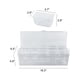 thumbnail image 3 of Servidor de condimentos fríos, bandeja transparente con tapa para bar y fiestas, con 5 compartimentos extraíbles, recipiente para hielo, recipientes para fruta y bandeja para servir condimentos fríos., 3 of 7