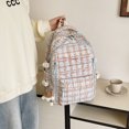 thumbnail image 3 of Mochila escolar con libro de dibujos animados con colgante, mochila informal Kawaii, mochila para adolescente, 3 of 9