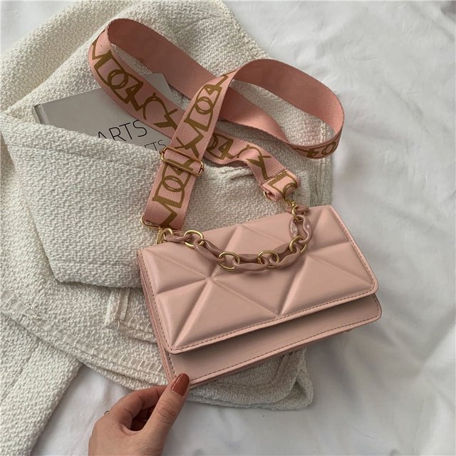 Bolso informal para mujer, otoño 2025, nuevo estilo, moderno, de red, de celebridad, de un solo hombro, pequeño, cuadrado, sencillo, con correa ancha.