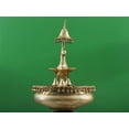 thumbnail image 4 of Large Size Lamp with Hanging Bells and Ghungroos (With Urli Bowl) - Brass Statue, 4 of 4