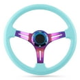 thumbnail image 3 of Steering Wheel Racing Steering Wheel 14in Steering Wheel 6- Steering Wheel Steering Wheel Replacement 6- Racing Steering Wheel Replacement 350mm Dia Universal  Light Blue, 3 of 8