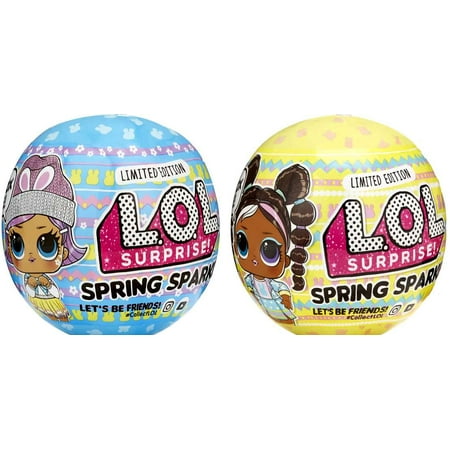 LOL Surprise 2021 LIMITED EDITION Spring Sparkle Bunny Hun & Chick-A-Dee Set of 2 Figure Packs