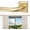 Gold, variant on Beige White Curtain Rods for Windows 48-90Inch(4-7.5ft) Heavy Duty Wrap Around Blackout Curtain Rods,Adjustable Room Darkening Drapery Rod for Bedroom, Living Room, Sliding Door & Outdoor Patio