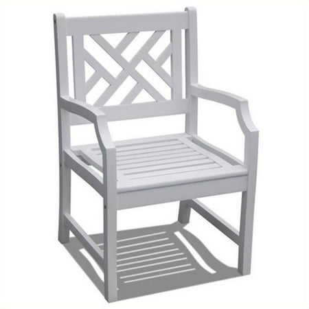 Curve Back Outdoor Wood - Bradley Outdoor Wood Arm Chair