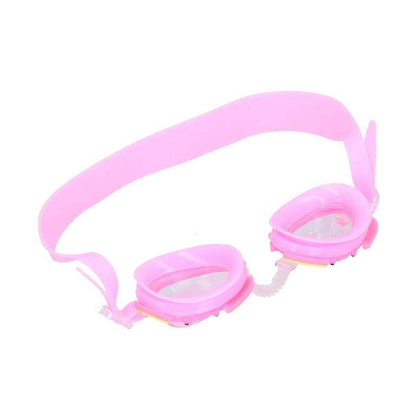 Gafas de Natación ANGGREK para Niños con Tapones para los Oídos, Marcos de Visión Amplia 120 Grados, Puente Nasal Ajustable