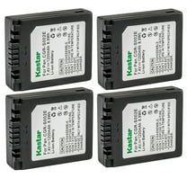 Kastar 4-Pack CGA-S002 Battery Replacement for Panasonic Lumix DMC-FZ2A-S, Lumix DMC-FZ2E, Lumix DMC-FZ2PP, Lumix DMC-FZ3, Lumix DMC-FZ3B, Lumix DMC-FZ3EG-S, Lumix DMC-FZ3GN, Lumix DMC-FZ3PP Camera