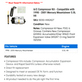 thumbnail image 2 of A/C Compressor Kit - Compatible with 1998 - 2001 Mercury Mountaineer 5.0L V8 1999 2000, 2 of 2