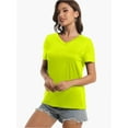 thumbnail image 5 of Womens Short Sleeve Round Neck Shirts Summer Top Fashion Basic Tee, 5 of 6