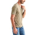 thumbnail image 5 of Lucky Brand Chemise à Col Boutonné Burnout Homme Olive Foncée, S, 5 of 5