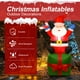 thumbnail image 3 of Inflables navideños de 6 pies Papá Noel Caja de regalo de Papá Noel gigante con 6 luces LED a prueba de agua con estacas de piso y cuerdas para decoraciones navideñas navideñas en el jardín, 3 of 8