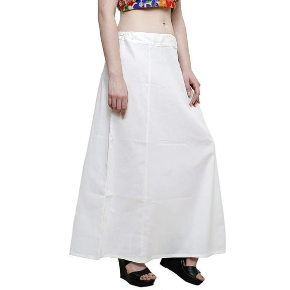 Women's Cotton Readymade Indian Inskirt Saree Petticoats Underskirt Shapewear