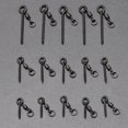 thumbnail image 2 of Mosiee 20Pcs Carp Fishing Screws With D-Rig Swivel Ring For Piercing And Holding, 2 of 8