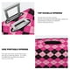 thumbnail image 3 of Fotbe pink and black argyle Funda Protectora para Equipaje, Antirrayones y Resistente a la Suciedad, Compatible con Maletas de 18 a 32 Pulgadas-Large, 3 of 7