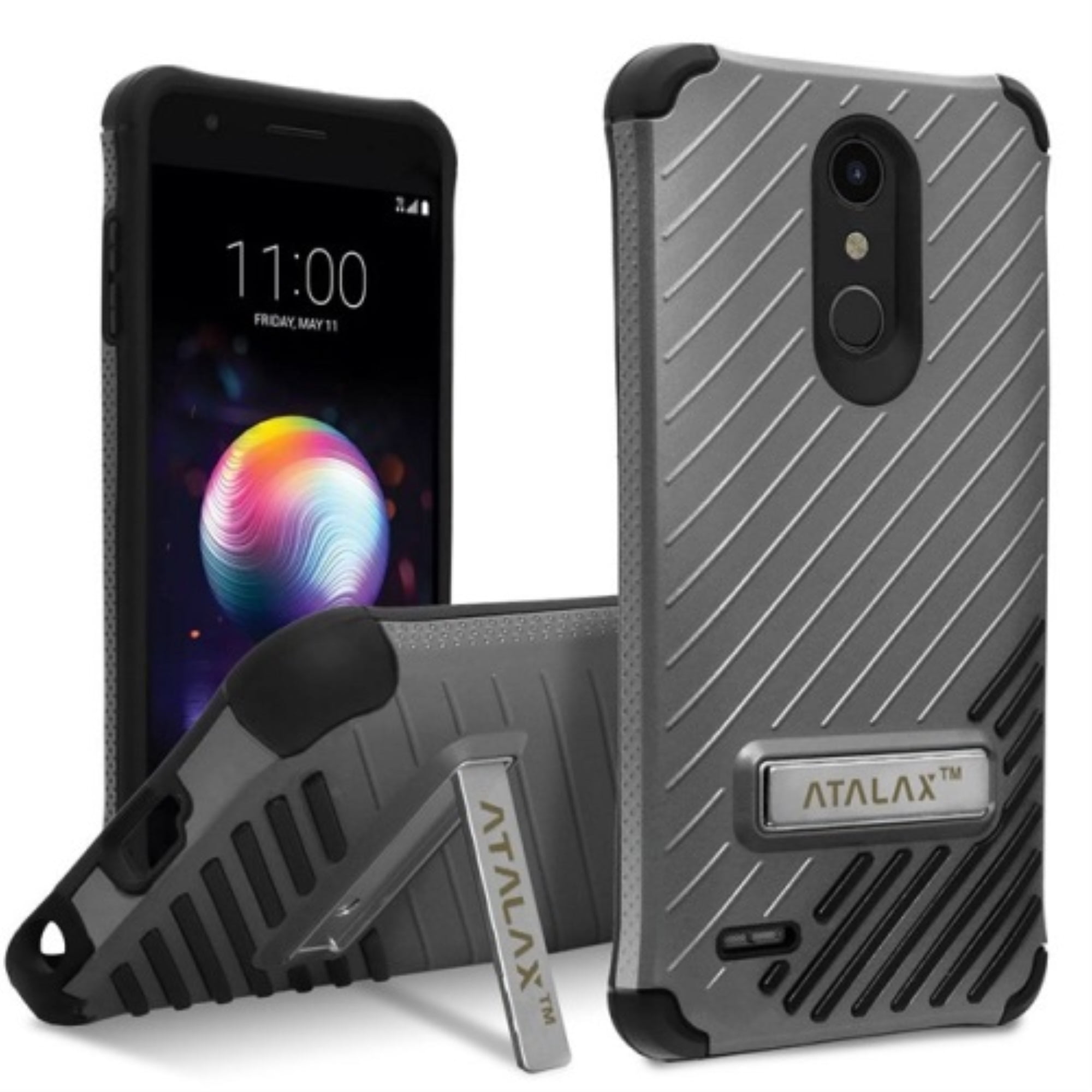K1 KICKSTAND CASE FOR LG K30 GRAY