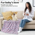 thumbnail image 3 of Fluffy Dog Blankets Washable for Small Medium Large Dogs, 3 Pack Soft Fleece Cat Blankets for indoor cats, Pet Puppy Blanket Sleeping Mat for Sofa Bed, 3 of 6