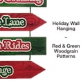 thumbnail image 5 of Excello Global Products Hanging Arrow Christmas Sign - North Pole - EGP-HD-0437-B, 5 of 5