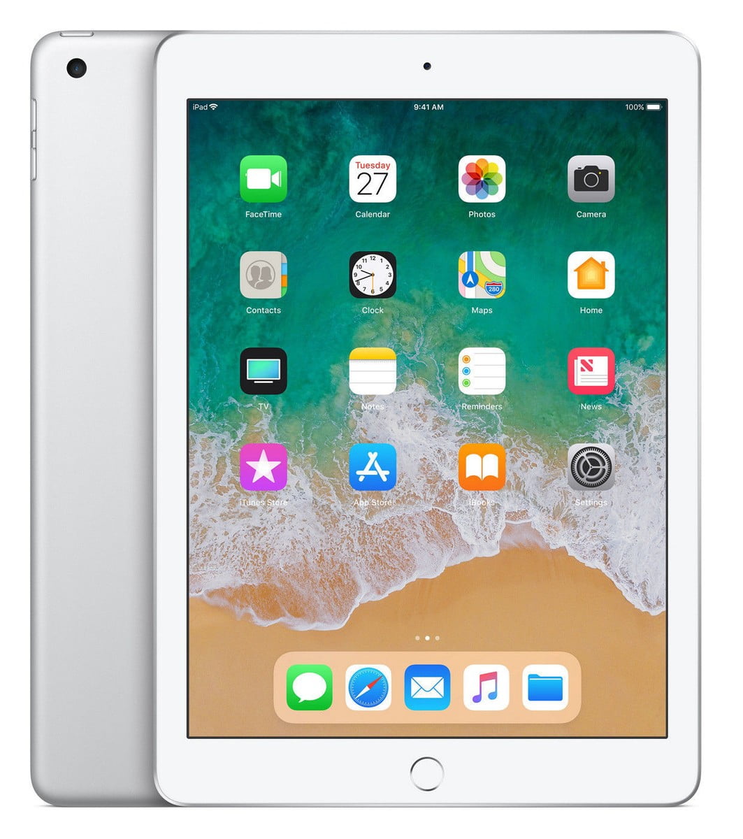 Pre-Owned Apple iPad 7th Gen A2197 (WiFi) 32GB Silver - Walmart.com