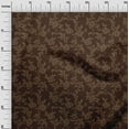 thumbnail image 3 of oneOone Cotton Cambric Brown Fabric Floral Sewing Material Print Fabric By The Yard 56 Inch Wide, 3 of 5