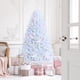 thumbnail image 2 of Árbol de Navidad Artificial Iridiscente Blanco 210 cm Costway 1156 Puntas de Ramas, 2 of 5