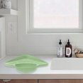 thumbnail image 3 of WHAMVOX Kitchen Sink Caddy Sponge Holder 1Pcs Green Plastic Cleaning Organizer For Sponges And Brushes, 3 of 8