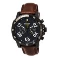 thumbnail image 1 of Nixon Men's A940712 Ranger Chrono Black Dial Brown Leather Strap Watch, 1 of 1