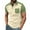 Green, variant on Lmnyox Mens Summer Tops Color Block Short Sleeve Golf Shirt with Pocket Casual Dressy Collared Button Tees