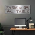 thumbnail image 5 of Luxe Metal Art 'Farm to Table' by Lori Deiter, Metal Wall Art, 48"x16", 5 of 9