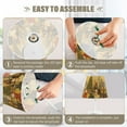 thumbnail image 5 of Yayeee Mini Table Lamp 11.8" Dimmable with Fabric Shade 3 Color Temperatures, Party Of Cats, 5 of 7