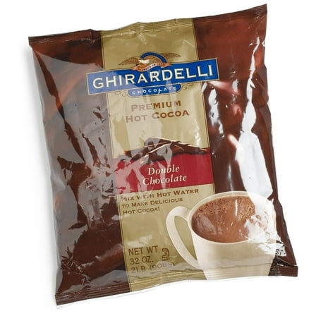 Ghirardelli Chocolate Premium Hot Cocoa Mix - Double Chocolate, 32 Ounce