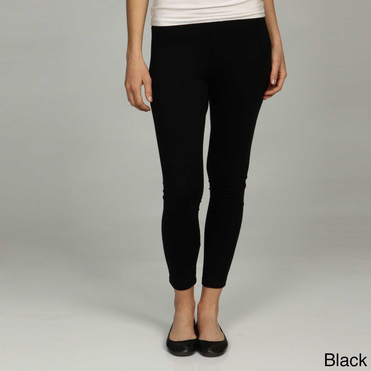 Buy AANGVASTRA Women Solid Ankle-Length Leggings Combo Pack of 2 Black,  White at