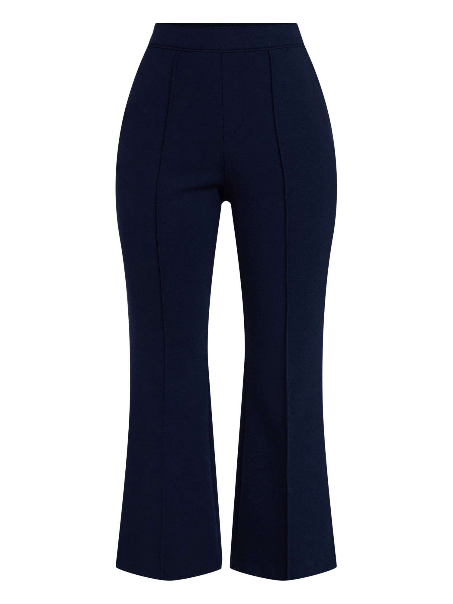 Time and Tru Women's Cropped Flare Pants, 26" Inseam, Size XS-XXXL