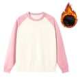 thumbnail image 2 of Ccpelsie Boys’ Fleece Crewneck Sweatshirt Boy’s Long Sleeve Pullover Shirt Soft and Breathable Cotton Outwear for Kids(Pink,12-13 Years), 2 of 5