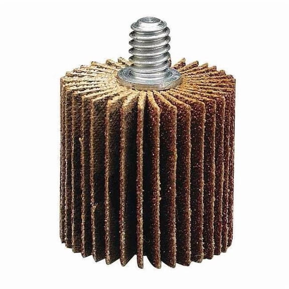 Merit Flap Wheel,2 in Dia,1 in W,P60 Grit 08834133015